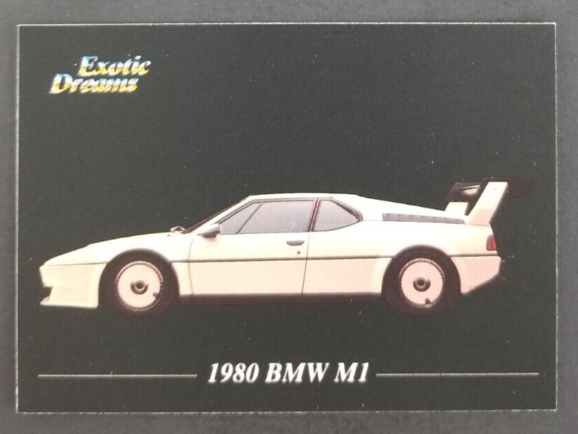 1980 BMW M1 1992 Exotic Cars Card #59 (NM)