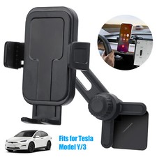 Phone Mount for Tesla Model 3/Y/Cybertruck Screen 360 Rotating Car Phone Holder