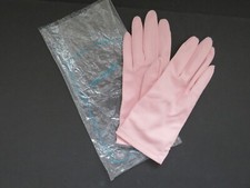 1950s Pink Gloves by Van Raalte - Size 7.5 - Nylon Fashion Gloves - UNUSED