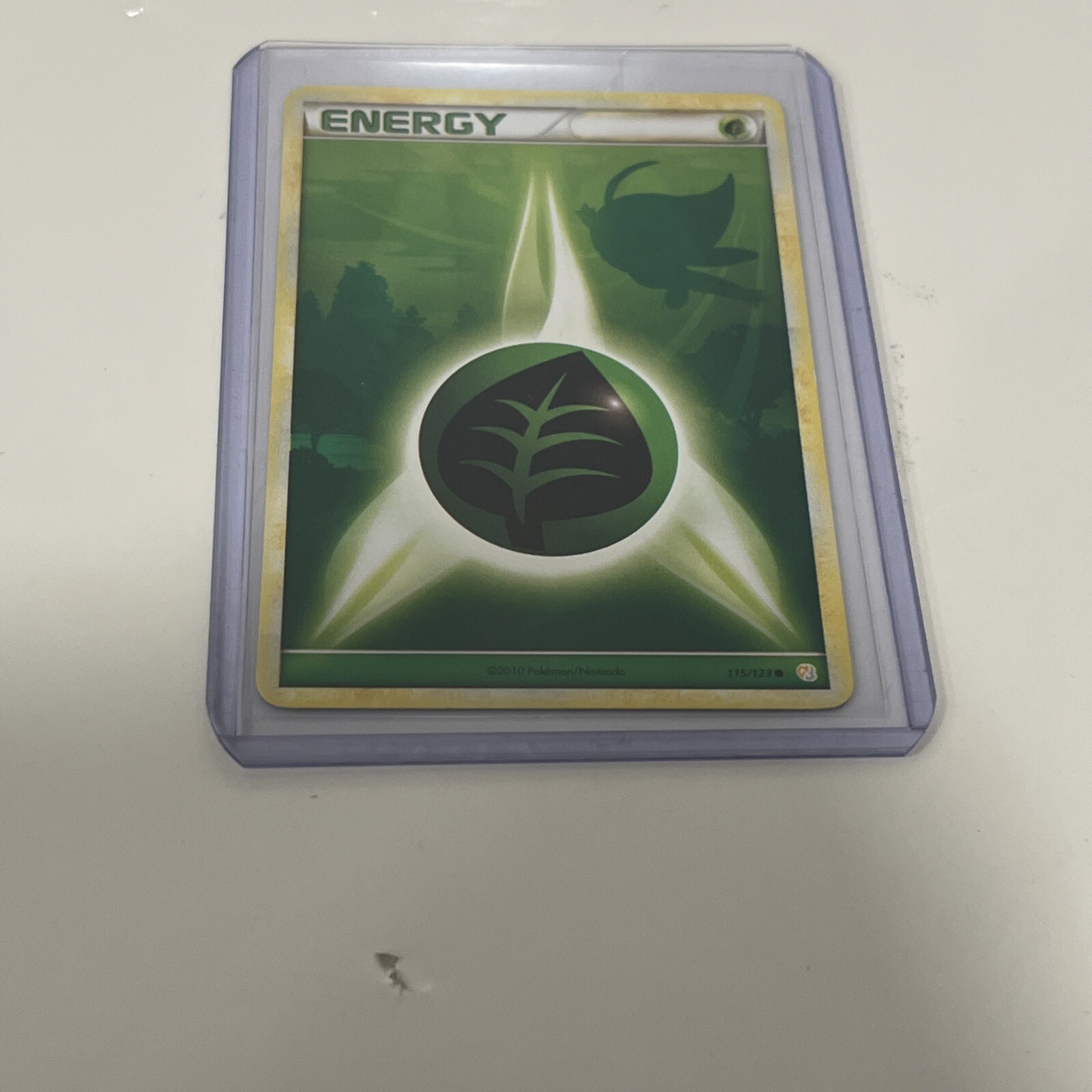 Pokemon Celebi Grass Energy HeartGold SoulSilver Card 115/123 LP Condition