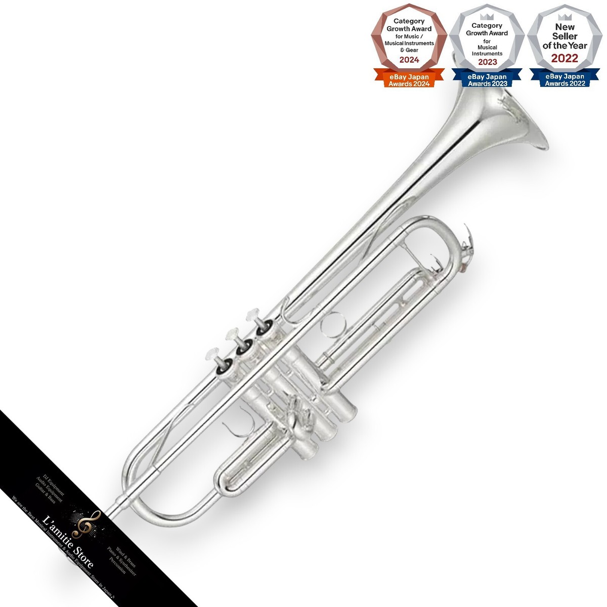 YAMAHA トランペット YTR4335ＧSⅡ シルバー YAMAHA YTR-4335GSII(Silver): トランペット｜山野楽器｜管楽器