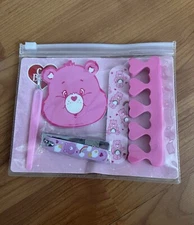 Care Bears Portable Pink Bear Shaped 5pcs Manicure Tool Set