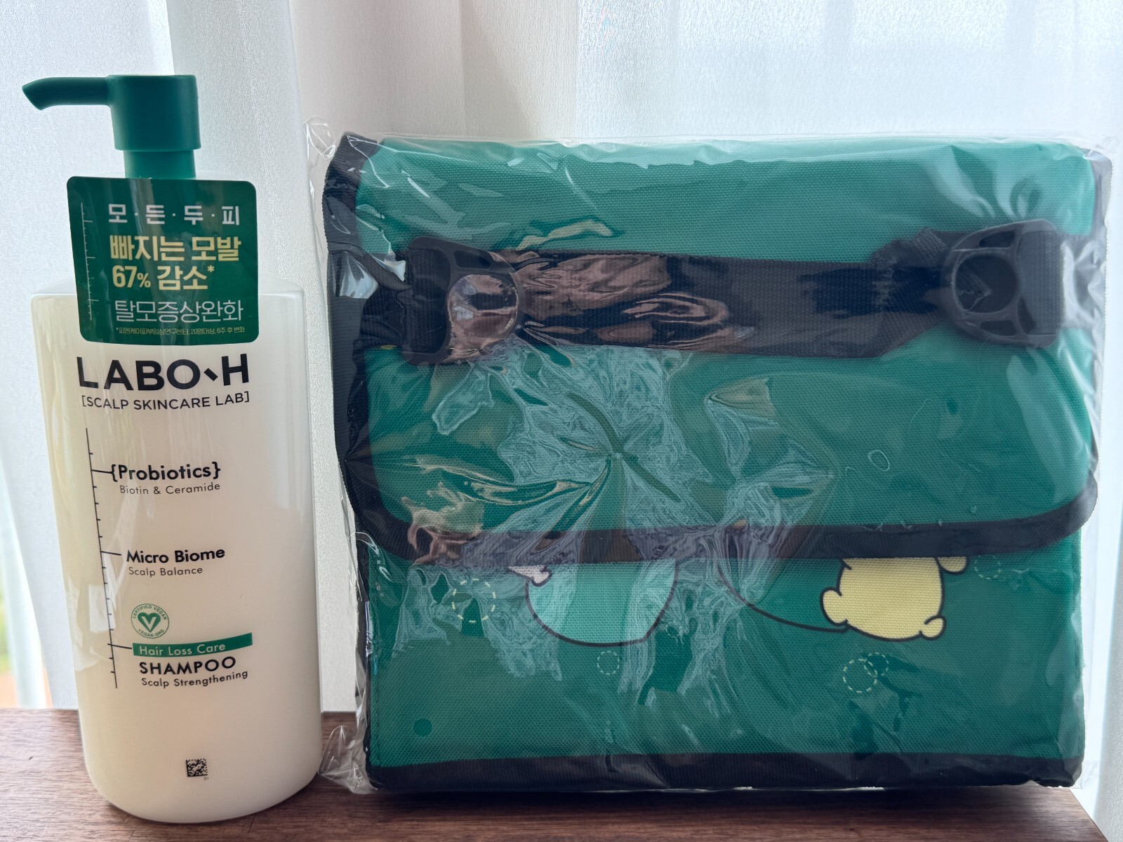 LABO-H Cuidado de la Pérdida del Cabello CHAMPÚ Cuero Cabelludo 400 ml X Bolsa Enfriadora Sanrio Edición Limitada