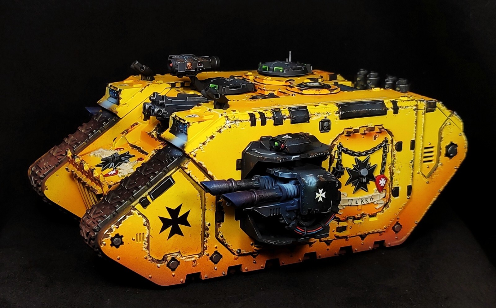 Black Templars Land Raider painted Warhammer 40k Primaris Space Marines ...