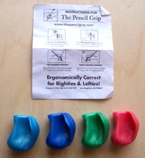 4 The Pencil Grip For Right and Left Hand with Instructions