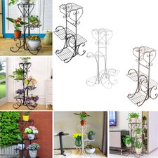 4/6/9 Flower Pots Holder Stand Flower Display Shelf Balcony Corner Decor UK