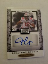 2021 Sage Hit Premier Draft Autograph Jonathon Cooper RC Auto Black #A96 Broncos