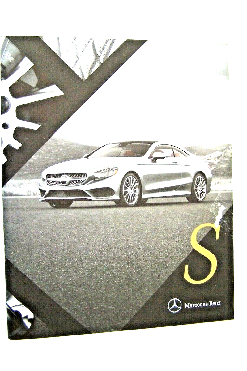 2016 Mercedes-Benz S-Class 30-Page Original Brochure – S550, S600, S63, S65 AMG – Mint Condition Collectible