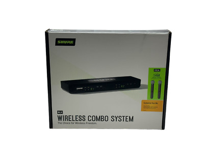 Shure BLX288/SM58 H10 Handheld Wireless System Come with 2 Microphones Authentic