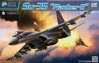 Kitty Hawk 80142 1/48 Su-35 Flanker E  Assembly model New
