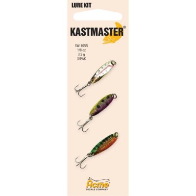 Acme Tackle Kastmaster Trout Spoon 3 Pack - 1/8 oz.