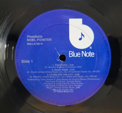 Noel Pointer Phantazia 1977 Vintage Jazz LP Record Vinyl Blue Note