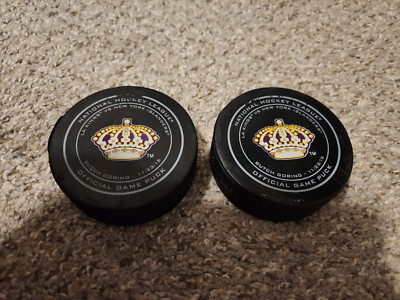 Butch Goring Night Los Angeles Kings 11/23/2016 Game Used Puck Authentic COA Wow