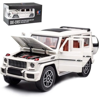 1/24 Alloy Benz G63 AMG Diecast Model Car Pull Back Toy Kids Collection Gift