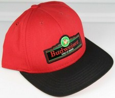 BUDWEISER KING OF BEERS VINTAGE MENS ADJUSTABLE STRAP BACK HAT MADE IN USA OSFM