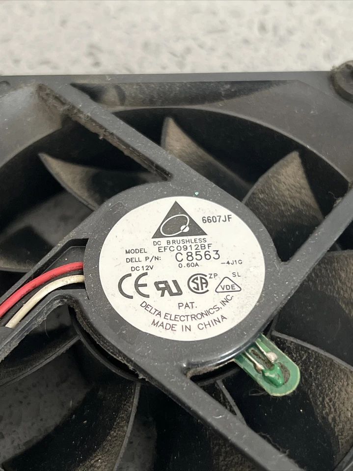 Used Delta Cooling System Fan EFC0912BF w/ warranty Free Shipping - Image 2 of 2