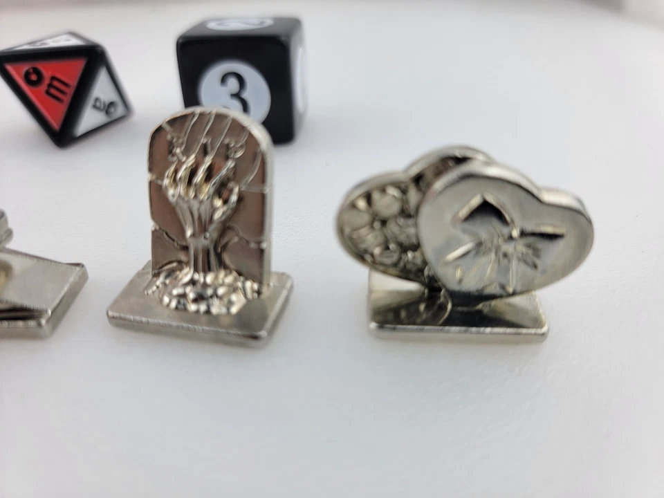 Scene It Disney Channel Edition 4 Metal  Tokens &  Dice Replacement Game Pieces - Image 4 of 4