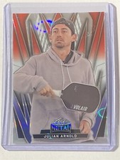 JULIAN ARNOLD 2024 Leaf Metal Pickleball #24 Lava RWB 2/25 (H4)
