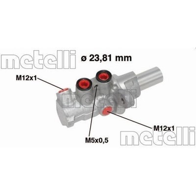 Hauptbremszylinder Metelli 05-0749 für Nissan