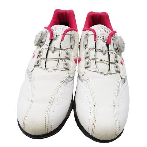 Asics TGN912 Womens White Golf Shoes Size 24.5cm XXIO