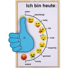 Holz Stimmungsbarometer Büro Gadgets Geschenk Spaß Deko