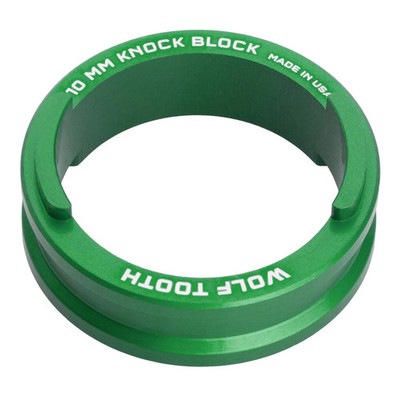 Wolf Tooth Precision Headset Spacers for Trek Knock Block - 10mm, 8g, Green