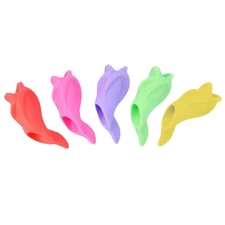 Pencil Grippers Silicone Dolphin Writing Aid Tools Soft Pencil Grips Valuable