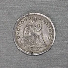 1857-O Seated Liberty Half Dime 90% Silver 1857 O New Orleans Mint USA Coin