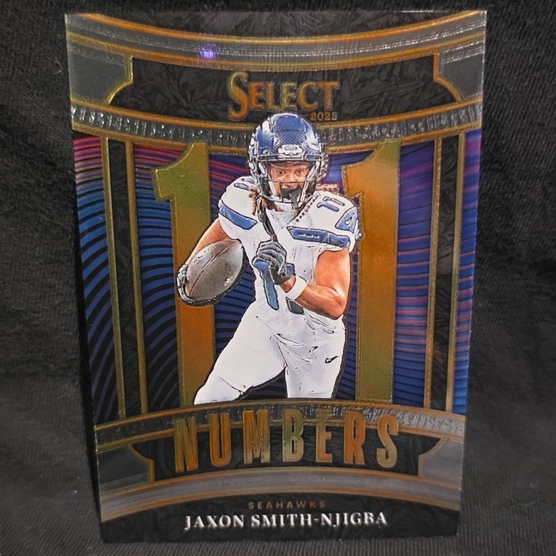 Panini 2025 Select Numbers Insert Jaxon Smith-Njigba #20 Seahawks NFL