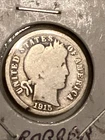 1915 Silver Barber Dime