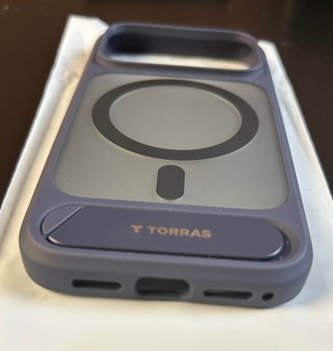 TORRAS Strong Magnetic & Seamless Kick Stand iPhone 17 Pro MagSafe Deep Blue - Afbeelding 3 van 7