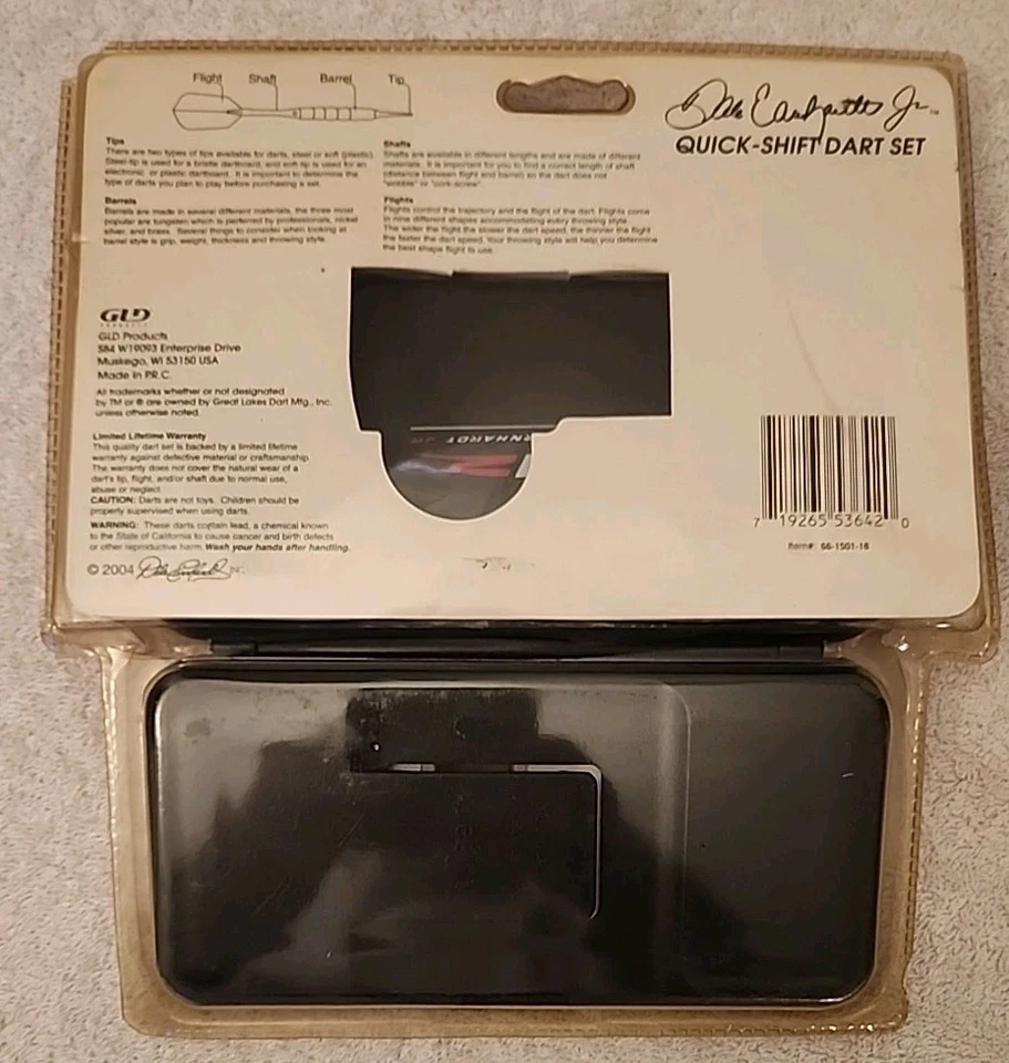 Juego de dardos vintage #8 Dale Earnhardt Jr cambio rápido GLD con clip para cinturón llevar nuevo🔥 Foto 2 de 3