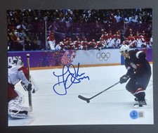 TJ Oshie signed autograph 8X10 photo USA Olympics Washington Capitals BAS