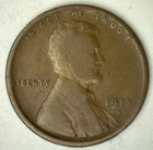1915 S Lincoln Wheat Cent Coin Good Condition 1c US Penny