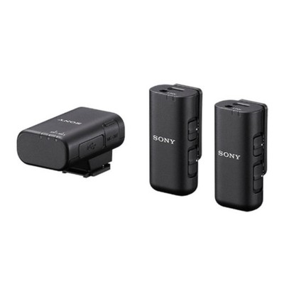 Sony Wireless Dual Camera Microphone ECM-W3 Digital Audio Recording System