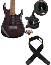 Ernie Ball Music Man 671-JJF-10-00-MB-CR + Snark ST-8 + Dunlop PVP101 + Lev