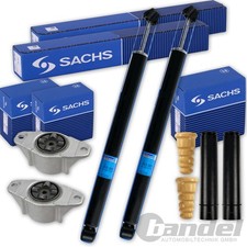 2x SACHS STOSSDÄMPFER + DOMLAGER+SERVICE KIT HINTEN passend für FORD FOCUS C-MAX