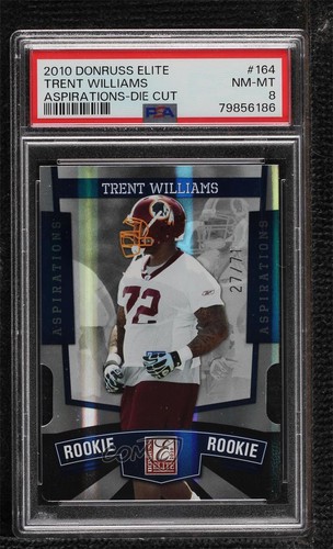 Trent Williams [Aspirations Die Cut] #164 2010 Panini Donruss Elite card