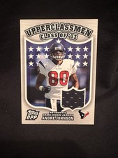 2006 Topps Andre Johnson Upperclassman GU #UC-AJ