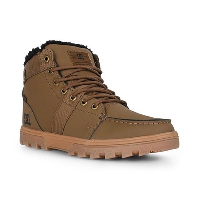 DC Woodland Winterstiefel zum Schnüren - braun/gummi