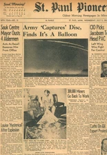 UFO Roswell Army Captures Disc Its a Balloon Roswell New Mexico July 9 1947 PW1