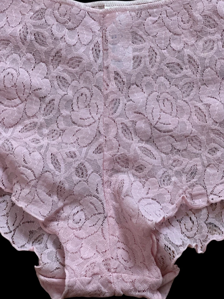 Bragas coqueta de encaje floral Maidenform de colección grandes rosa nailon elástico Foto 2 de 4