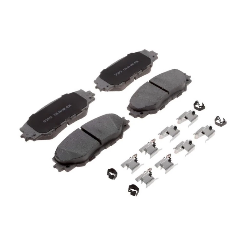 Pastillas de freno de disco delanteras ranuradas 4 pastillas ACDelco originales para Toyota Prius V 2012-2017 Foto 3 de 4