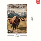 Yellowstone National Park Vintage Tin Metal Signs Home Décor 8x12