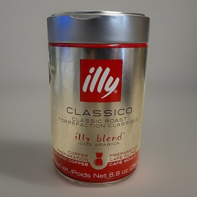 Illy Classico Ground Drip Coffee, 8.8 Ounce (Pack of 1), Original Version 