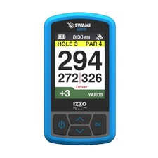 Izzo Swami 6000 Handheld Golf GPS Water-Resistant Color Display, Blue