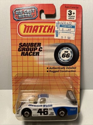 Matchbox Sauber Group C Racer, MB 66, 1/64 Die Cast (B13)