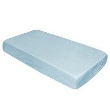 Silly Billyz Polycotton Fitted Cot Sheet Sky Blue 