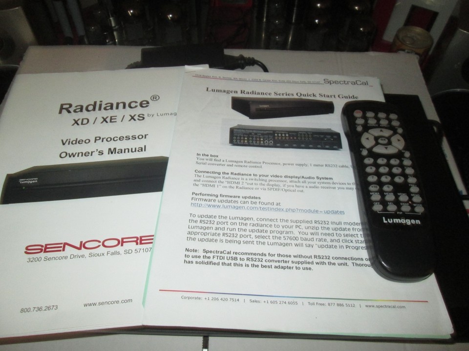 Sencore by Lumagen Radiance XE Commercial Grade Home Theater Video ...