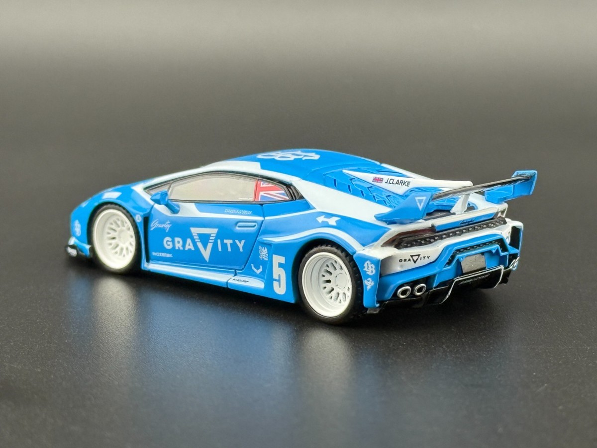 Mini GT LB WORKS Lamborghini Huracán GT GRAVITY Blue #1055 1/64 | eBay